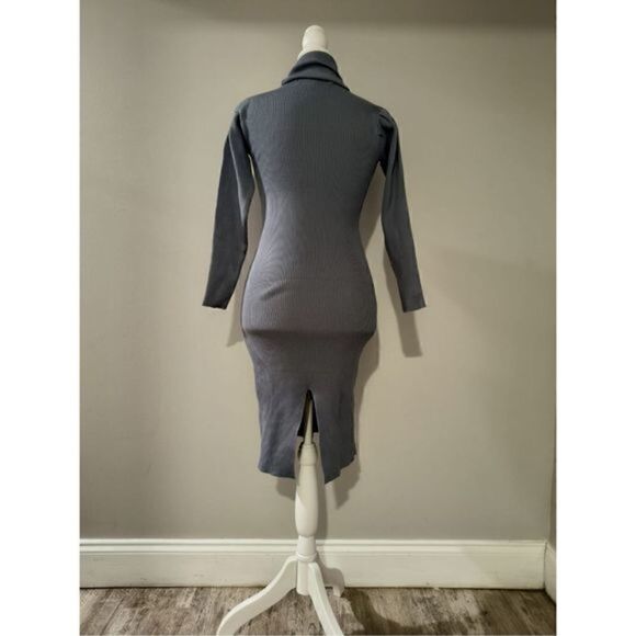 ELLIATT VICTORIA Knit Dress in Blue/Gray Size XL NWT - Picture 6 of 7